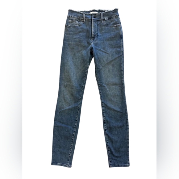 Good American Jeans NWT High Rise Skinny Denim Size 4/27 - Picture 4 of 10